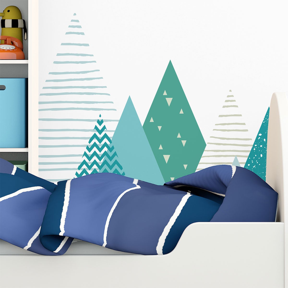 Adesivo bambino di montagna scandinavo ritaka - Sticker adesivo - adesivi murali - 120x200cm - 5