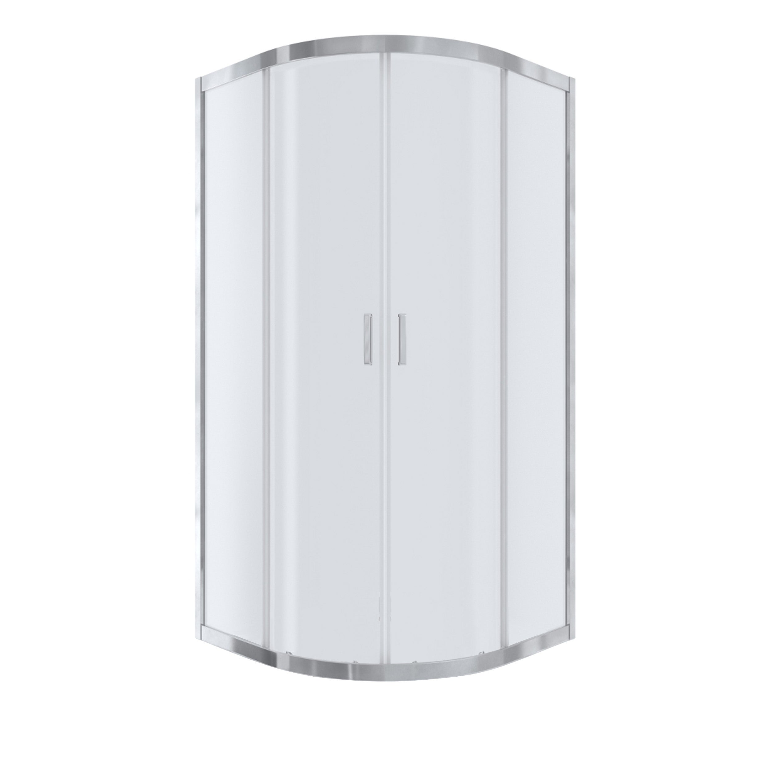 Kabina prysznicowa NAMELESS Durasan 90x90 chrom półokrągła wysoka 1szt.