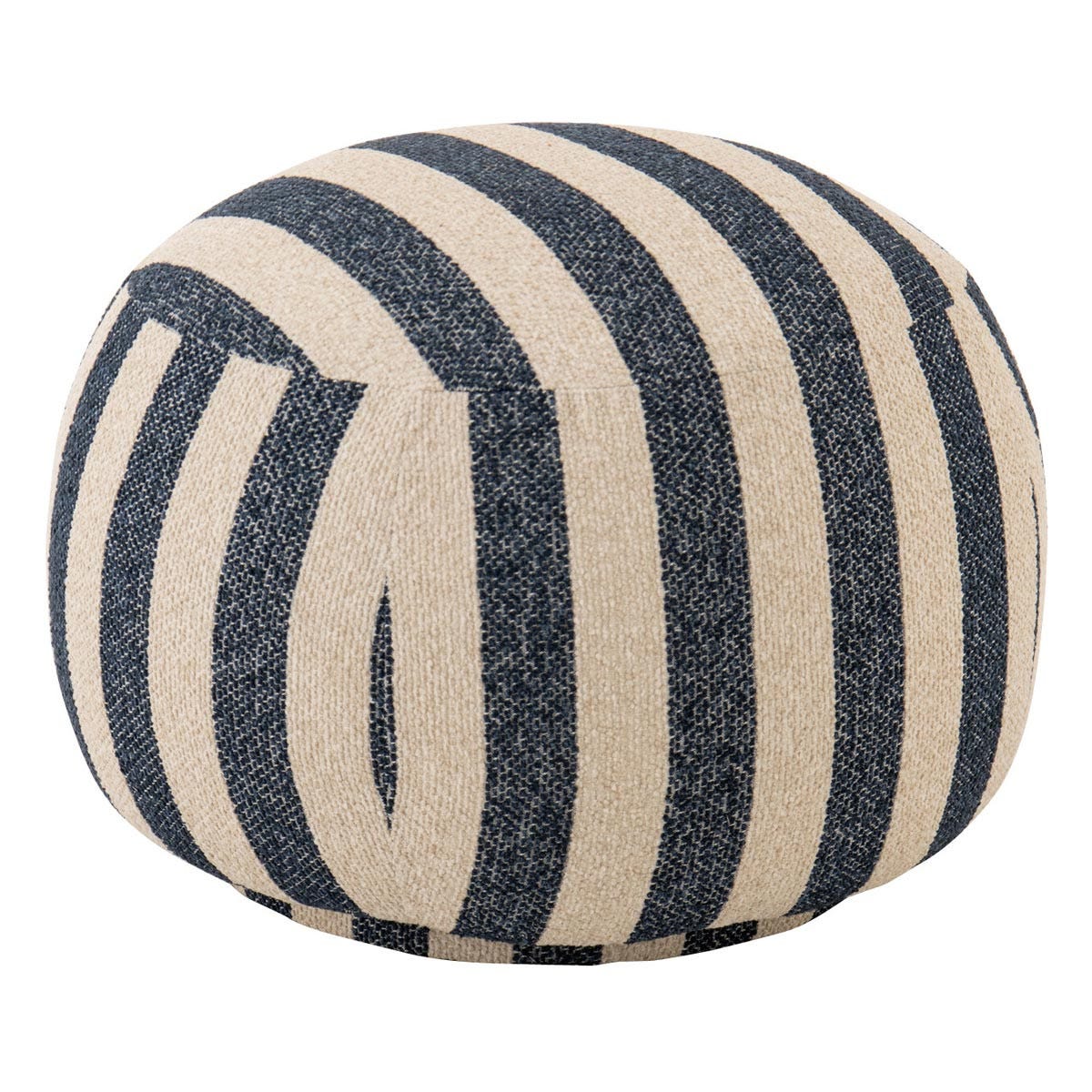 Pouf Rayures Lign 61cm Bleu Blanc Cass Leroy Merlin pouf-rayures-lign-61cm-bleu-blanc-cass-leroy-merlin