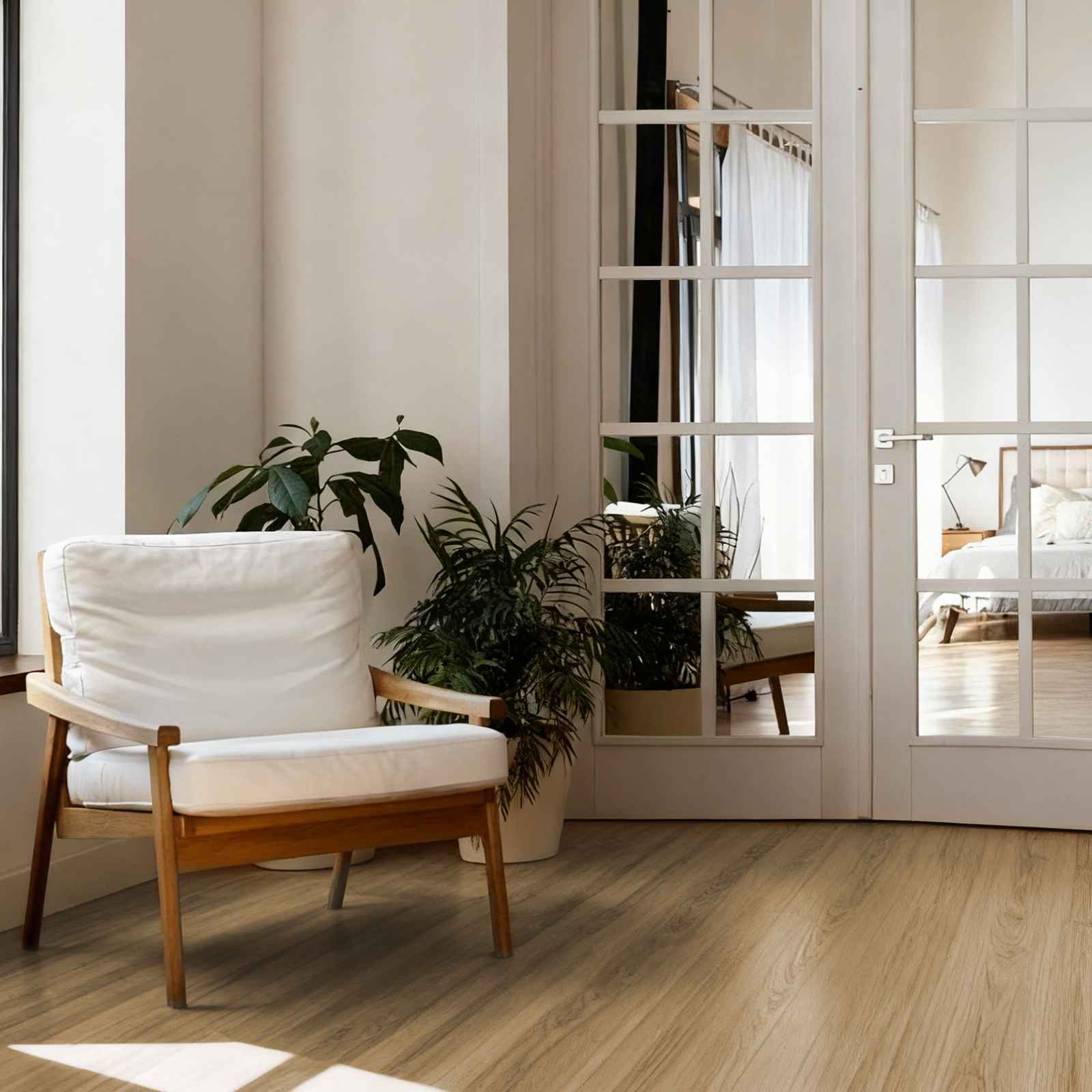 Pavimento PVC Imitazione Legno Resistente all'Acqua e all'Usura - 5 m²-36 pezzi, Installazione Facile, Manutenzione Semplificata - 7