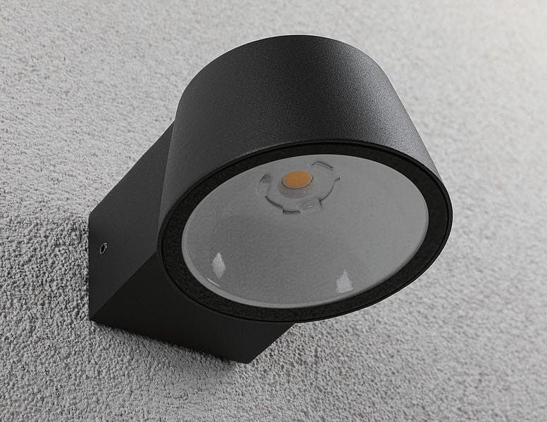 Applique d'extérieur LED Capea Détecteur de mouvement crépusculaire (IR) IP44 96x165mm 3000K 6W 500lm 230V 98° Anthracite Aluminium - 5