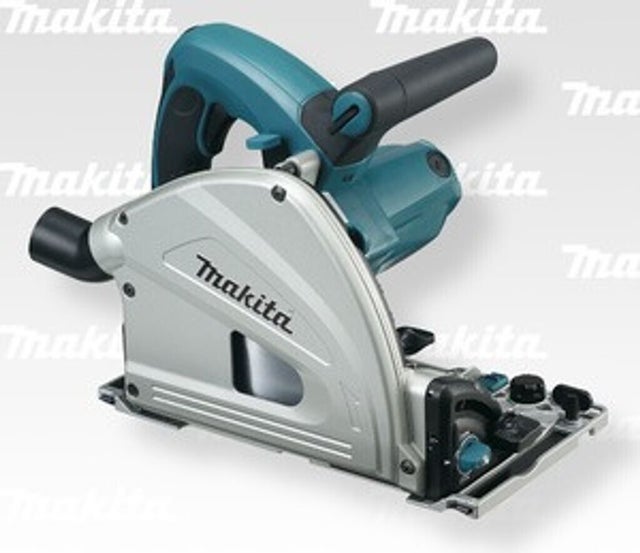 MAKITA Scie circulaire plongeante 1300 W Ø165 mm avec rail 140 cm - SP6000J1