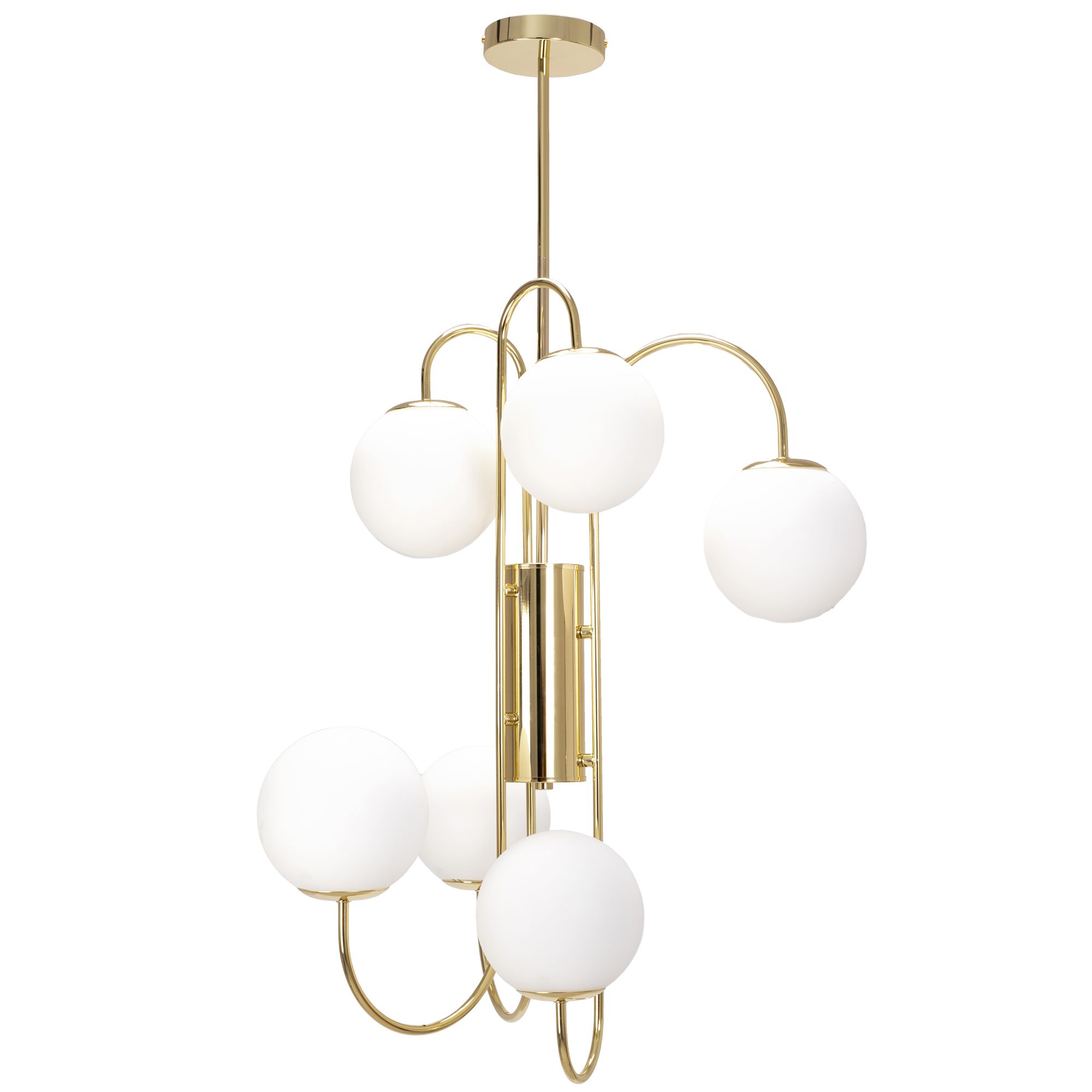 Lampa Sufitowa Wisząca Toolight App1003-6Cp Złoty