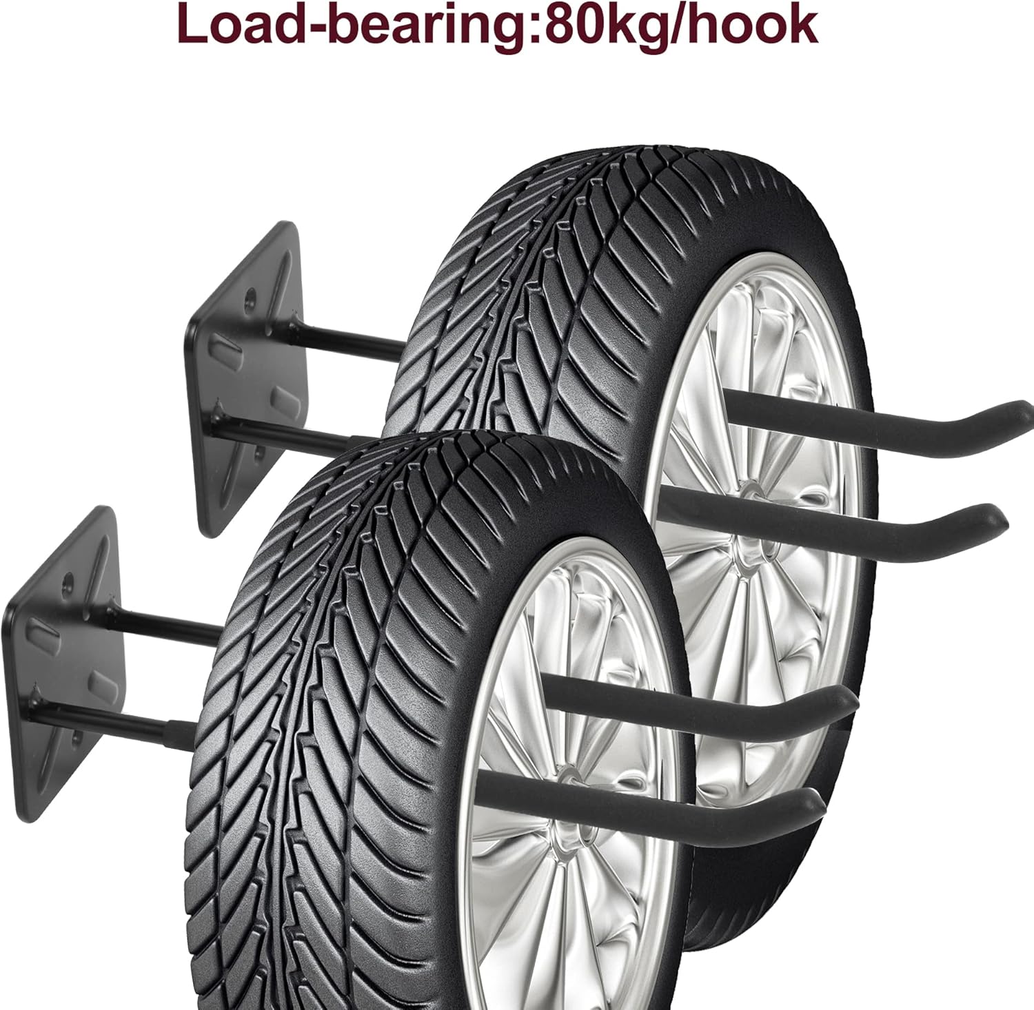 HÄSTVISKARE Portaoggetti Da Parete Con Ganci, Rovere, 42x15x11 Cm - Svizzera - Foto 6