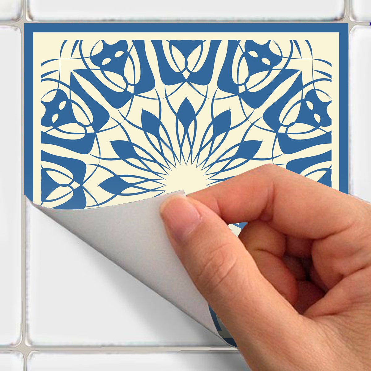 12 adesivo piastrelle azulejos Edoardo - Sticker adesivo - adesivi murali - 12stickers15x15cm - 5