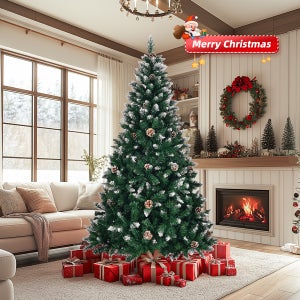 French Days 2026 : RELAX4LIFE 183 cm Sapin de Noël Lumineux LED, Arbre de Noël avec Socle... pas cher
