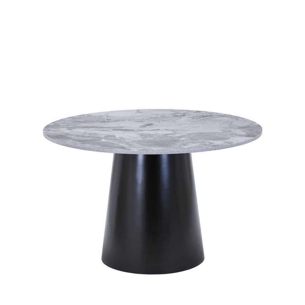 Brito stół do jadalni Ø120 cm dekor marmurowy.