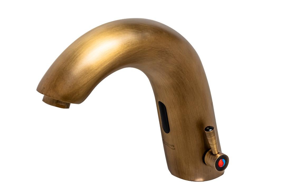 Baterie lavoar cu senzor mixer incorporat bronz antichizat TRENDY S