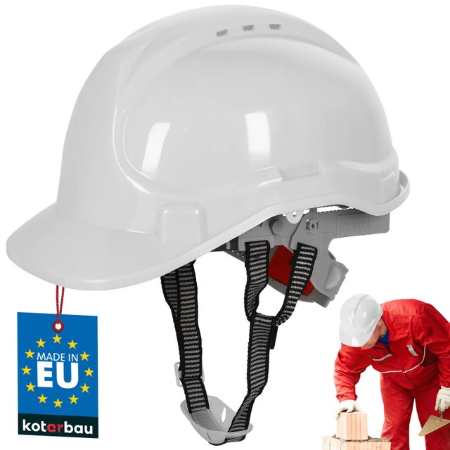LRXIYODE Lot de 5 Casques de Chantier Jouets en Plastique Jaune pour Garçon et Filles, Accessoires de Déguisement Fête, Casques de Travailleur Construction Légers 49g, Sécurité et Jeu Role