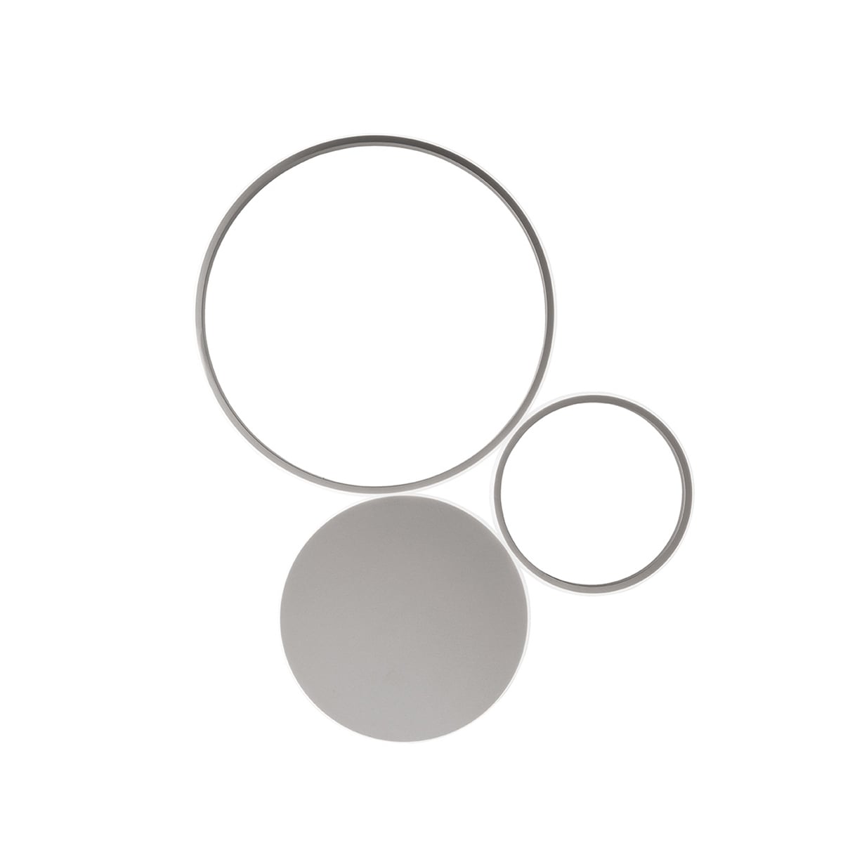 Pois-Silver-Mała lampa sufitowa LED