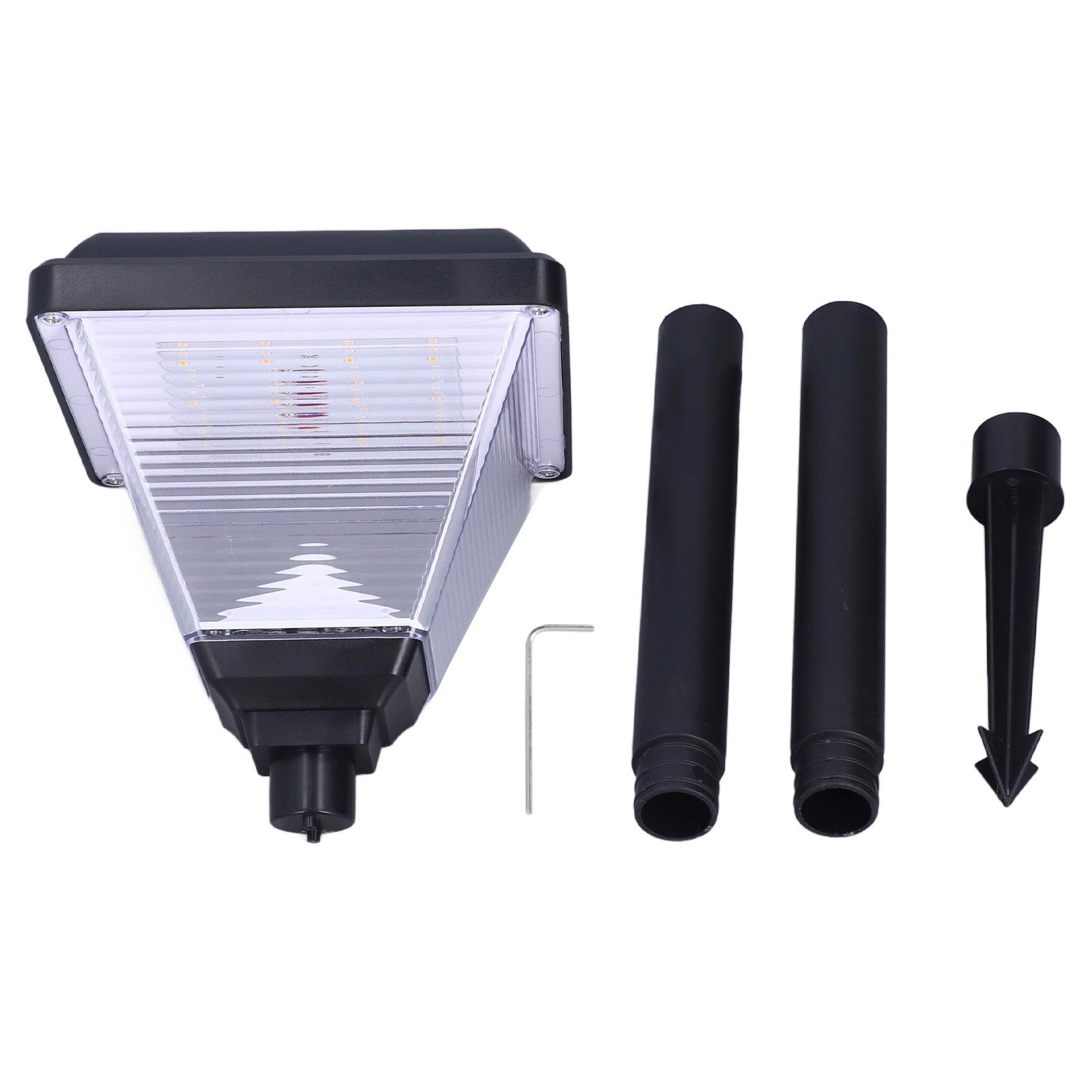 Pilar impermeable con panel solar monocristalino de 5v 2w y LED ...