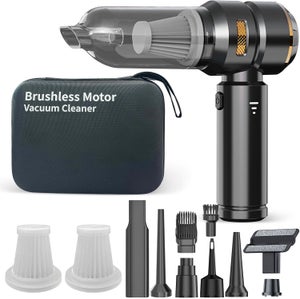 Aspirateur Main Sans Fil 4 En 1 Ultra-Puissant 22000 Pa Avec Soufflage