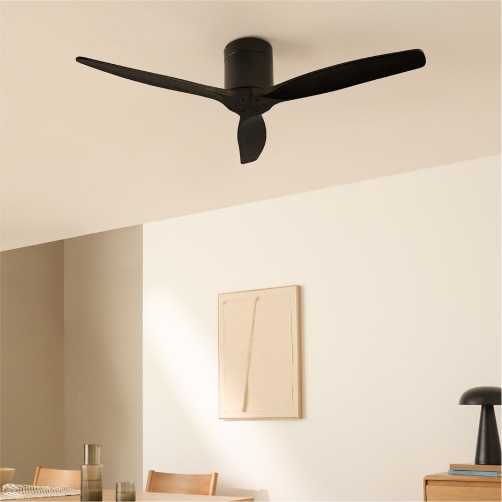 CREATE - WIND CALM M - Ventilateur de plafond silencieux 40W avec pales techniques en ABS Ø132cm sans eclaraige sans wifi - 2