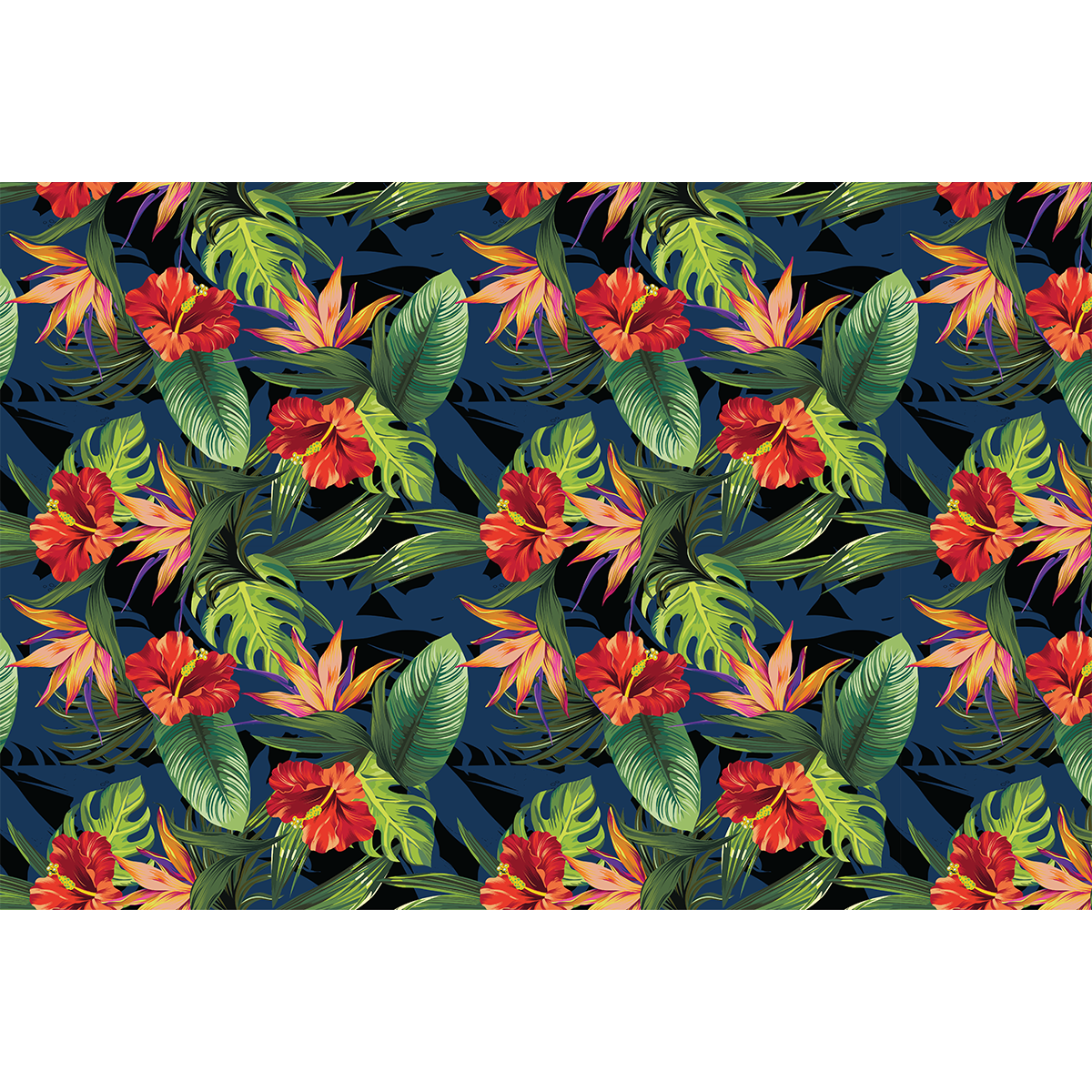 Adesivo mobili tropicale ganzo - Sticker adesivo - adesivi murali - 40x60cm - 2