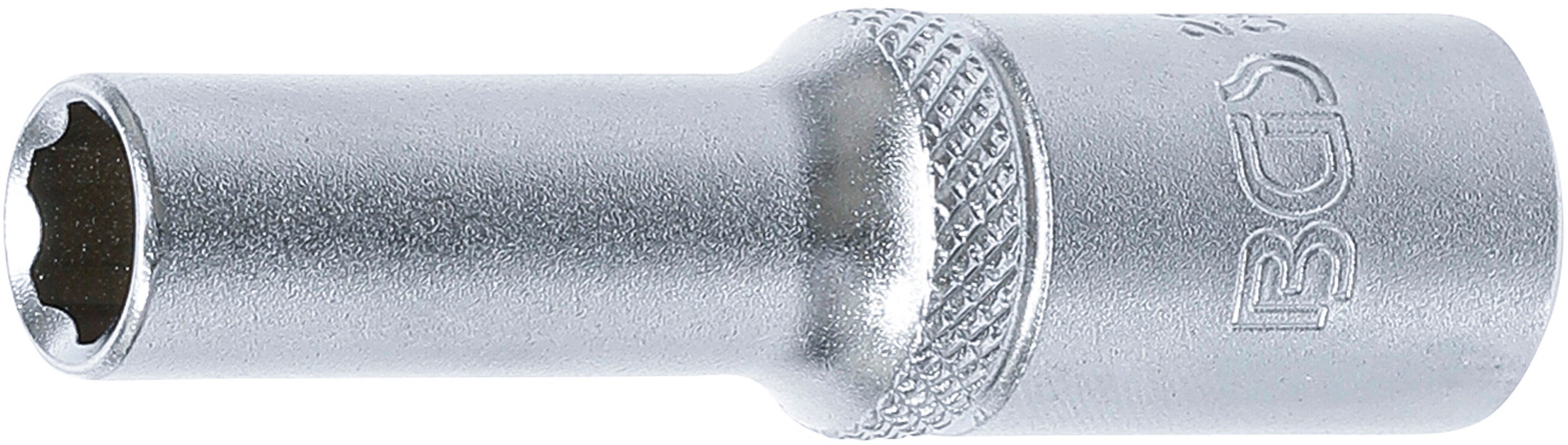 BGS Nasadka Super Lock długa do kluczy nasadowych z napędem kwadratowym wewnętrznym 10 mm (3/8") SW 8 mm - 2610
