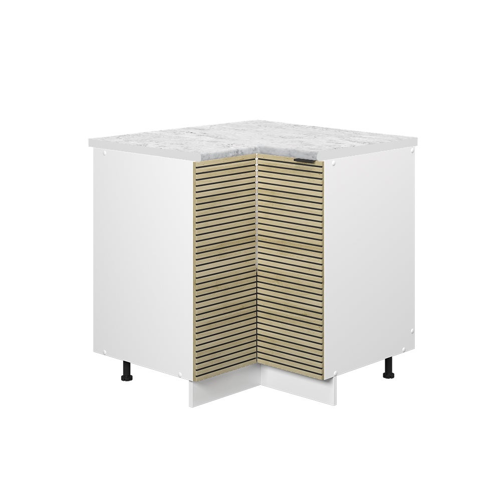 Vicco Szafka narożna Fame-Line, Panel dębowy, 80.5 cm , BP Marmur