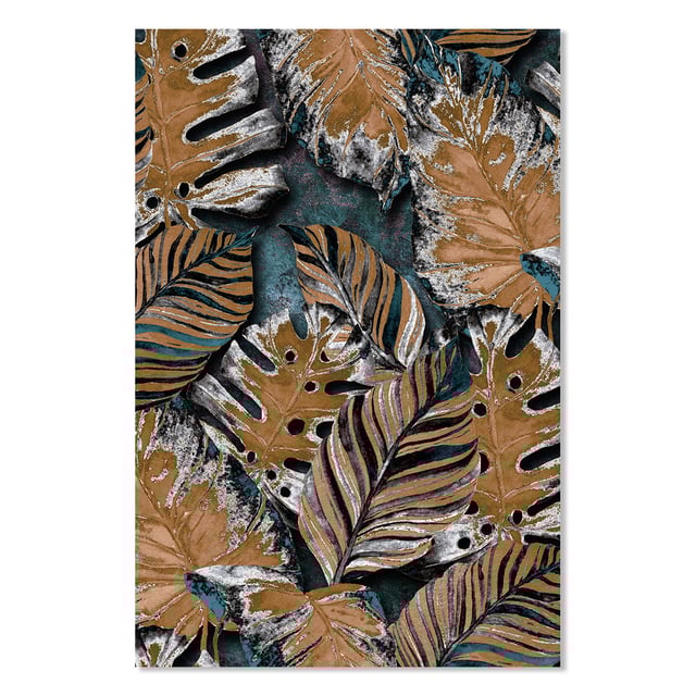 Affiche Palmes bronze - 40x60cm - made in France