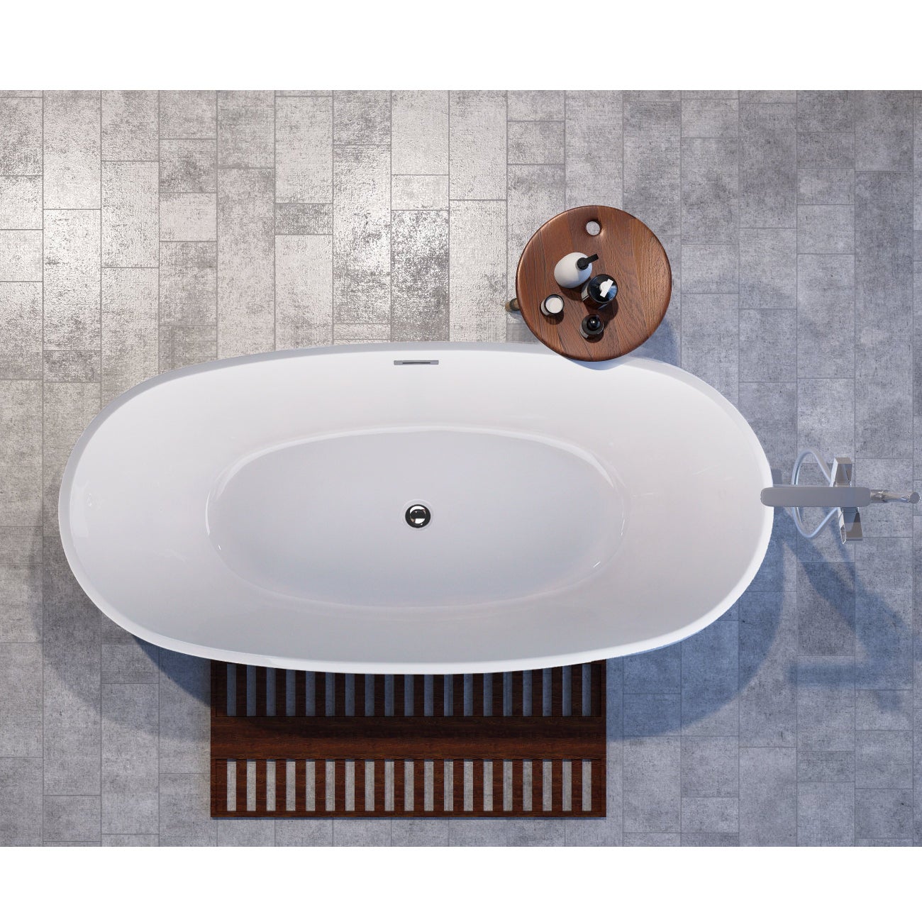 Bañera exenta DENVER 150 cm - 3