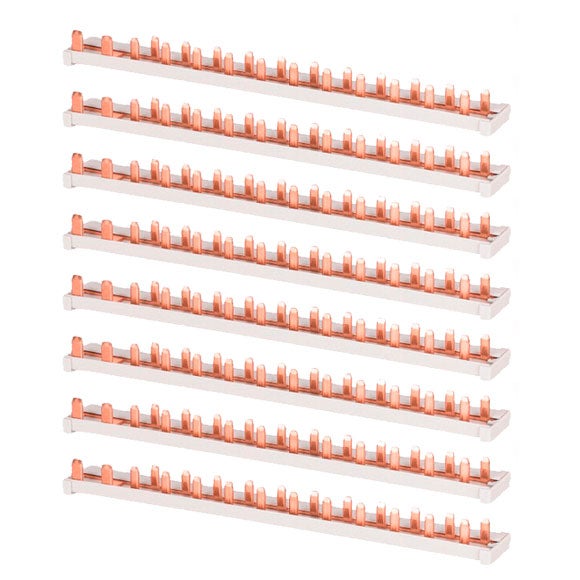 Lot De 8 Barrettes Sécables 20 Points - Contacts Ronds Pour Support