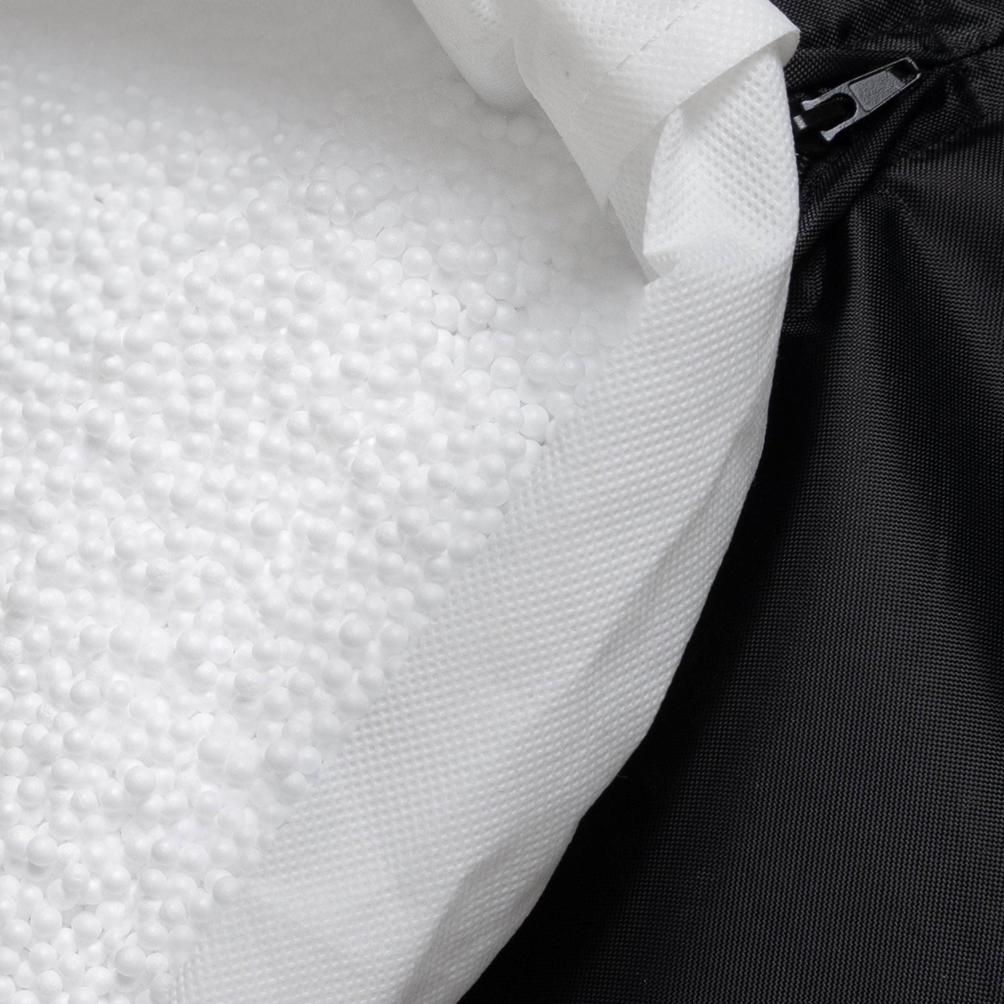 Pouf poire enfant à dossier haut Icon velours côtelé rose aube, 65x65cm Oeko-Tex® - 9