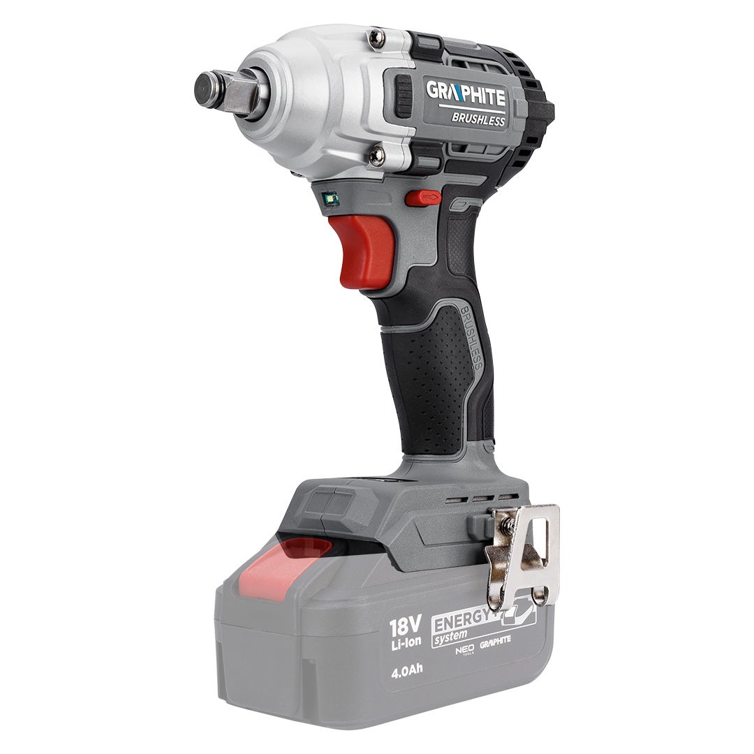 Klucz udarowy bezszczotkowy Energy+ 18V, 330 Nm, 1/2”, bez akumulatora GRAPHITE