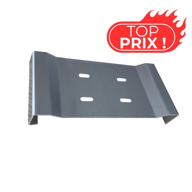 Patte de fixation ECO50 de couvertine alu pour acrotère toit-terrasse - ALUHOME