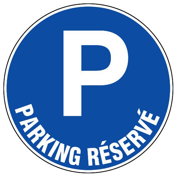 Goodvia Panneau Parking Privé Aluminium Réfléchissant
