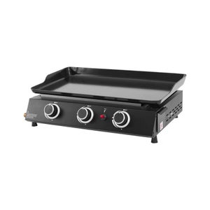 Plaque Plancha En Acier Inoxydable Épais 28x20 Cm – Idéale Pour Barbecue Gaz & Charbon + Spatule Offerte !