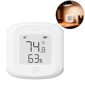 Thermomètre Hygromètre Connecté Otio - Compatible Alexa Google Home - Pilotage Chauffage