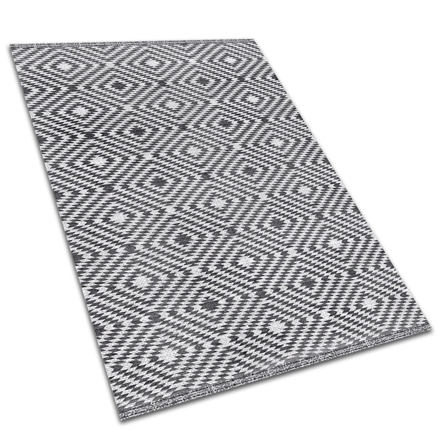 Dywan winylowy tureckie diamenty geometryczny styl mata winylowa do pokoju 120x180 cm – Tulup