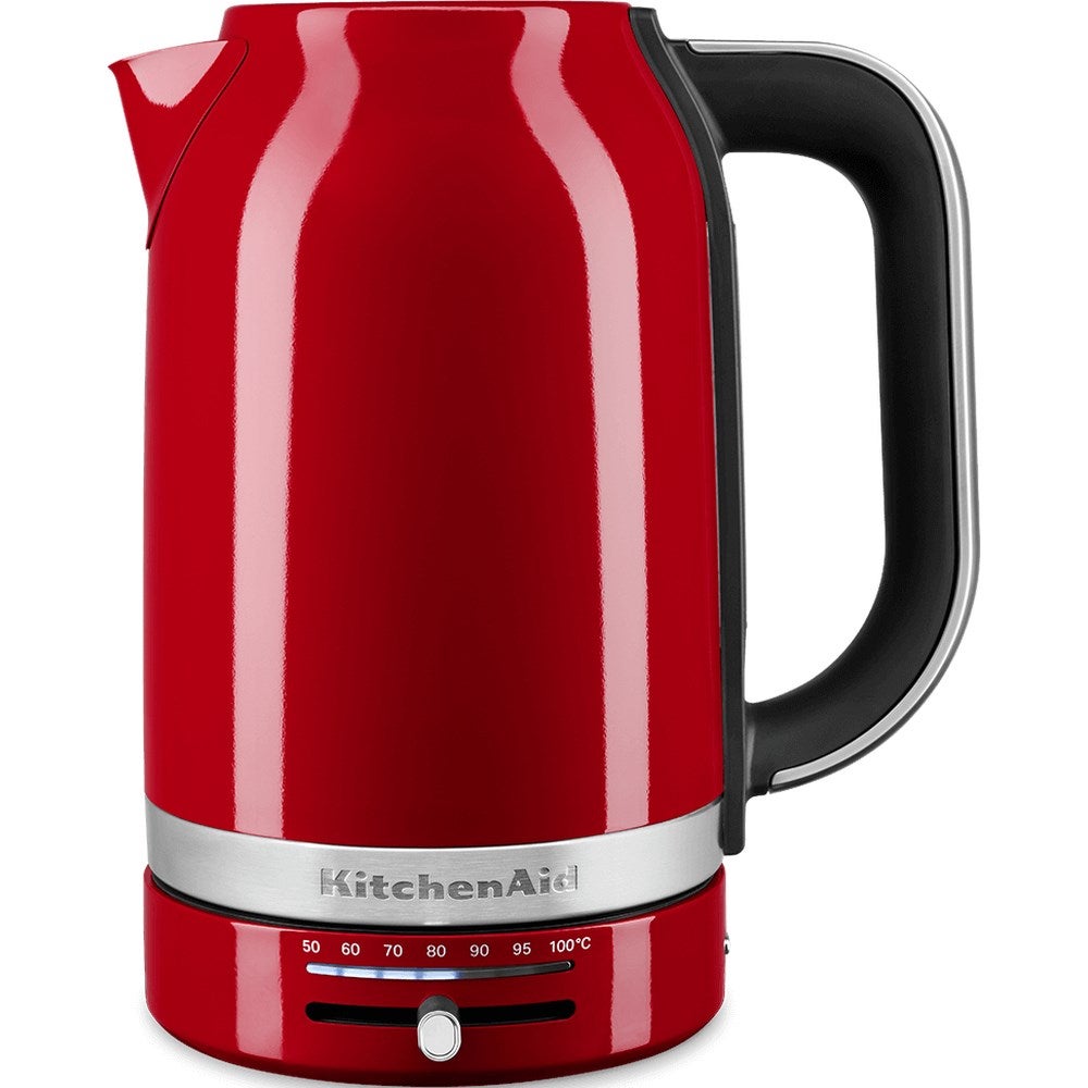 Czajnik elektryczny KitchenAid 1,7 L czerwony z regulatorem temperatury i obrotową podstawą 360°