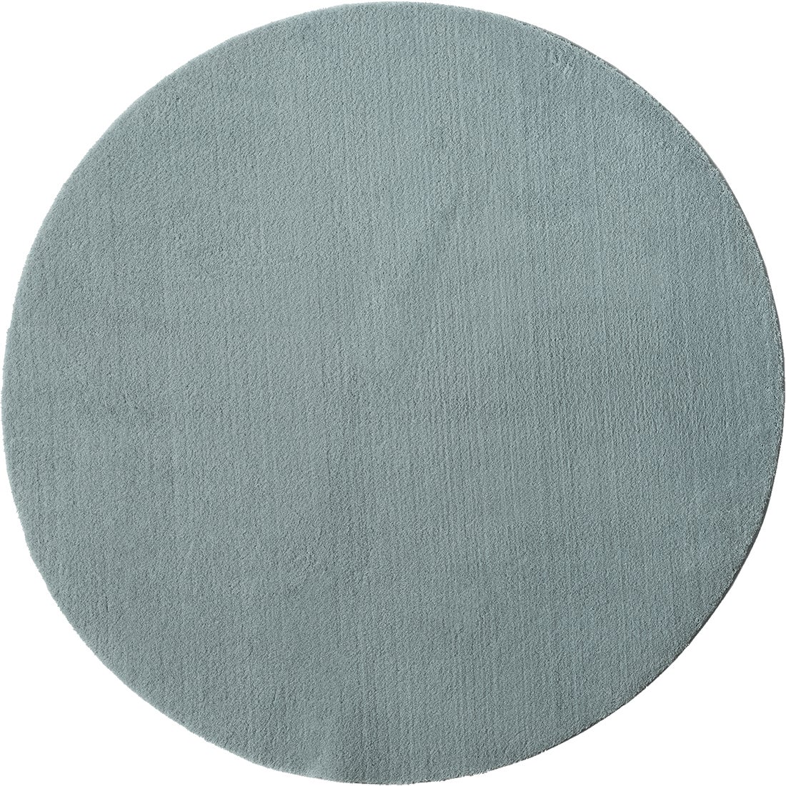 the carpet Relax tapis moelleux à poils courts, dessous antidérapant, lavable à 30 degrés, super soft, aspect fourrure, Bleu, 120 cm - 3
