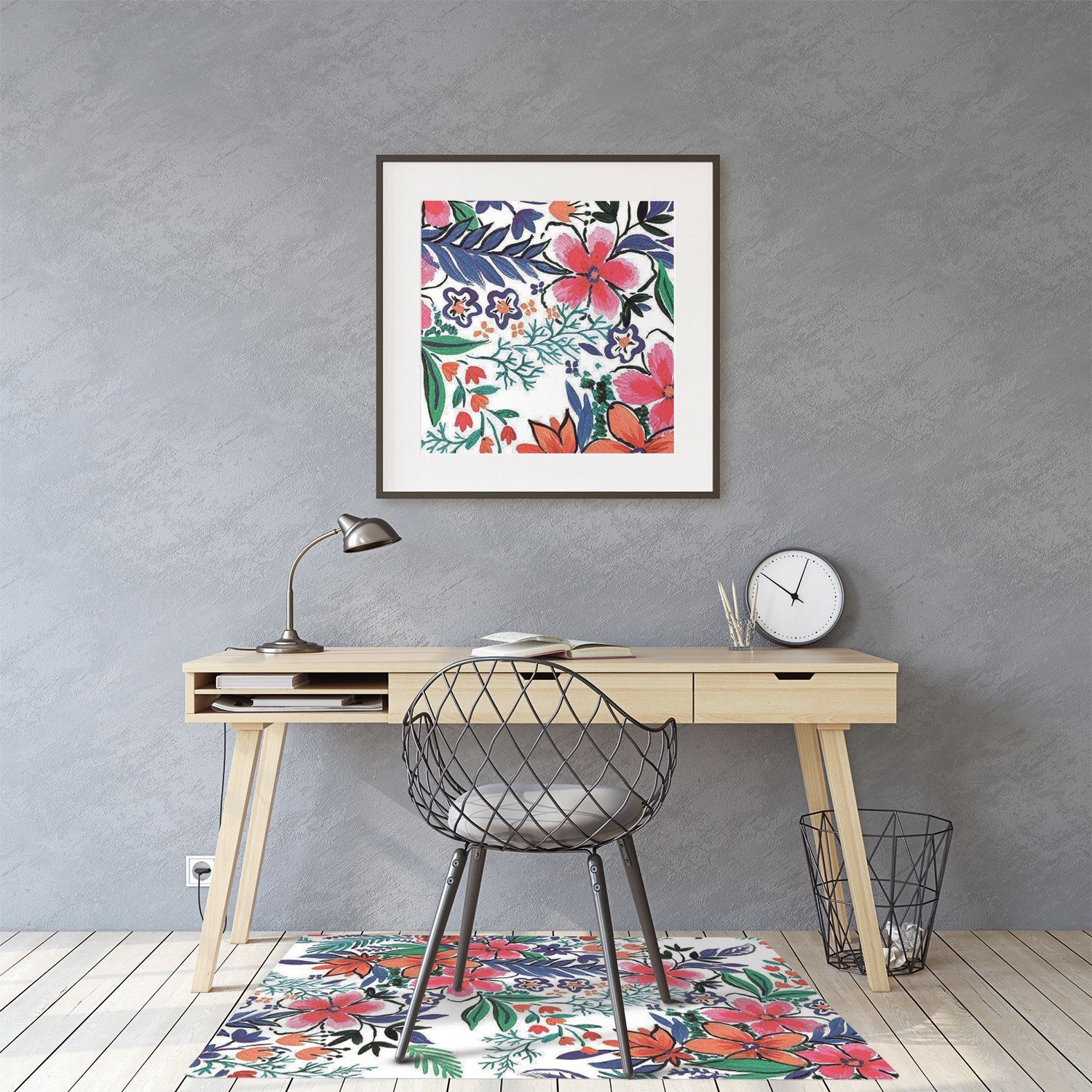 Mata pod krzesło, mata ochronna pod krzesło obrotowe Cukierki 140x100 cm biurowa – Tulup - 3
