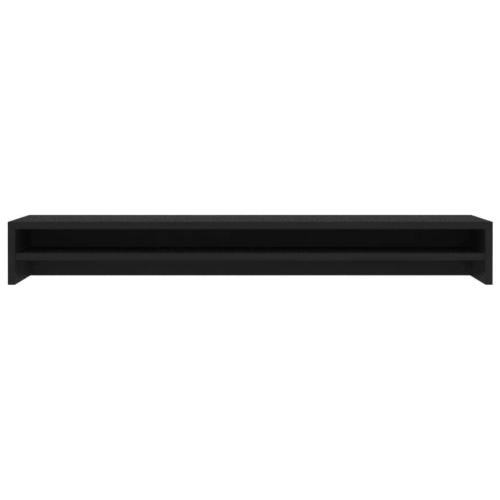 Support Moniteur Bureau 100x24x13 Cm - Rehausseur écran Avec étagère, Pour 2 écrans, Organisation - 11