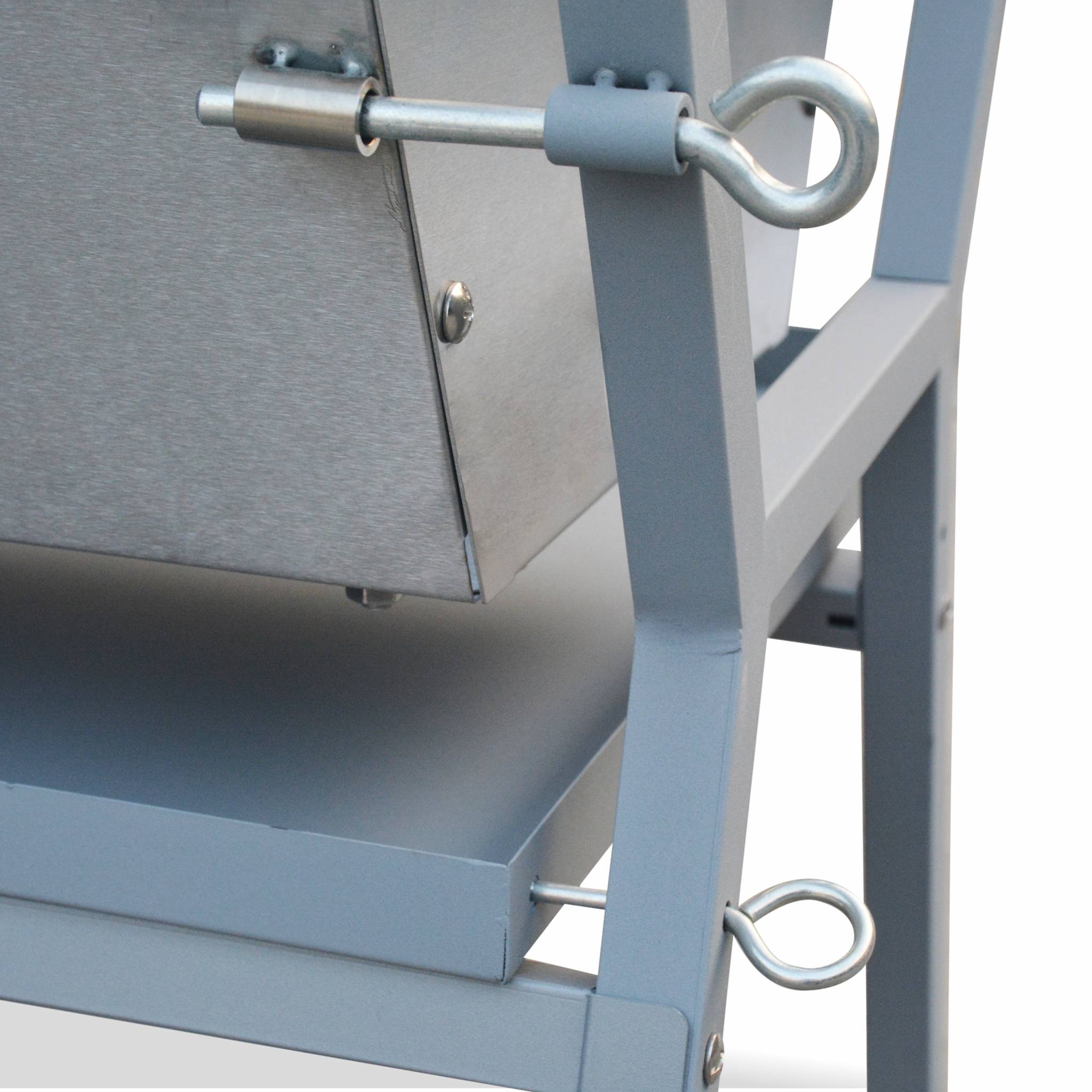 Rôtissoire électrique inclinable - Mathurin Inox - Tournebroche. barbecue au charbon de bois à moteur pour grillades réceptions - 5