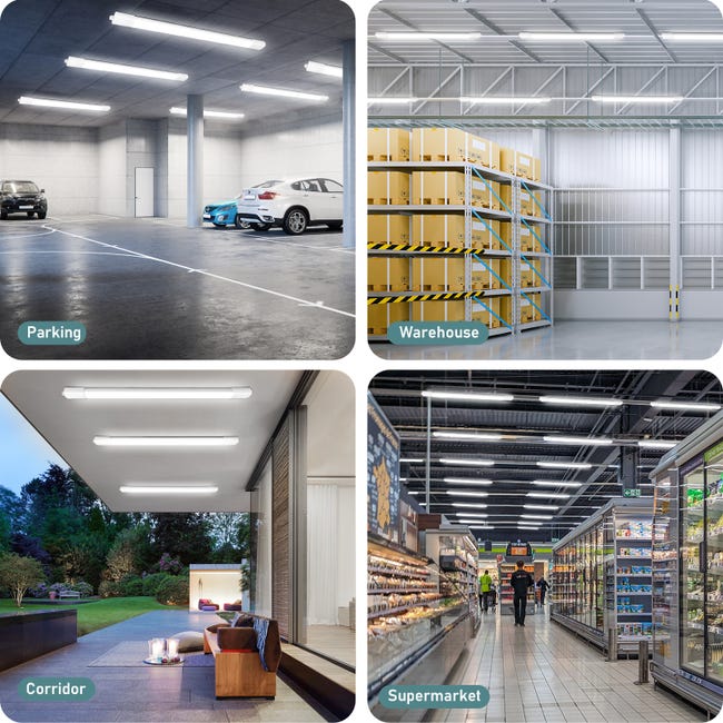 Plafoniera Plafoniera Lampada Luce Diurna Plafoniera Telecomando Luce Ip54 24w 85384626 - Foto 4