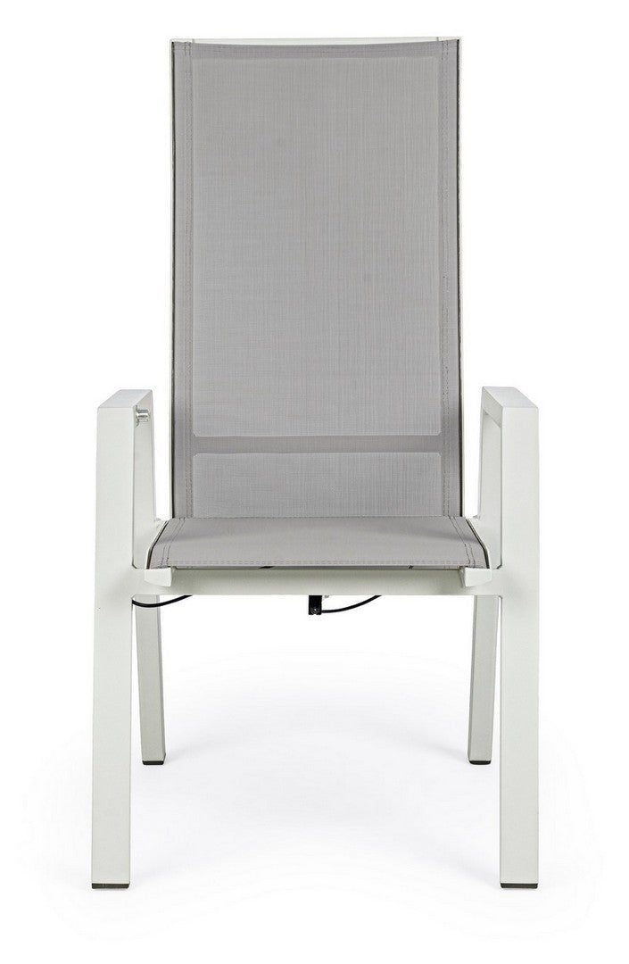 Chaise de jardin inclinable Steven Lunar c-br 59x72x112h cm - 3