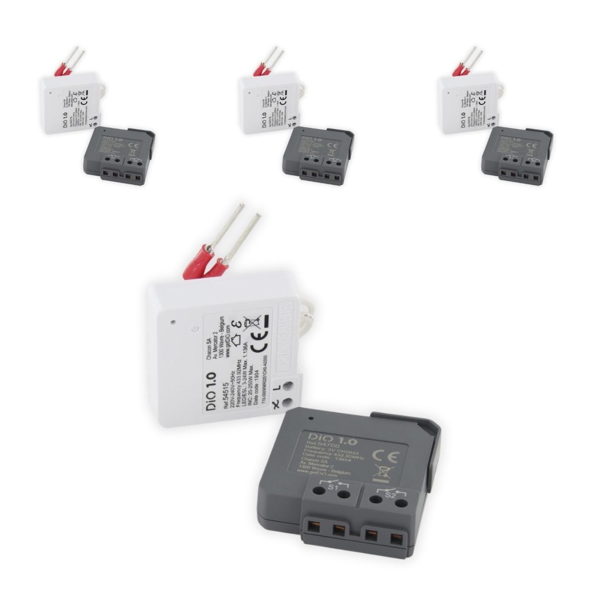 Récepteur 4 Canaux RX41 Pour Système Turbo Racing – Fréquence 2,4 GHz, étanche, Compatible VT