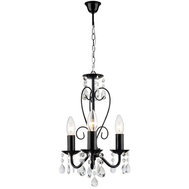 Lampa Sufitowa Wisząca Toolight Ebt013-3Cp Czarny