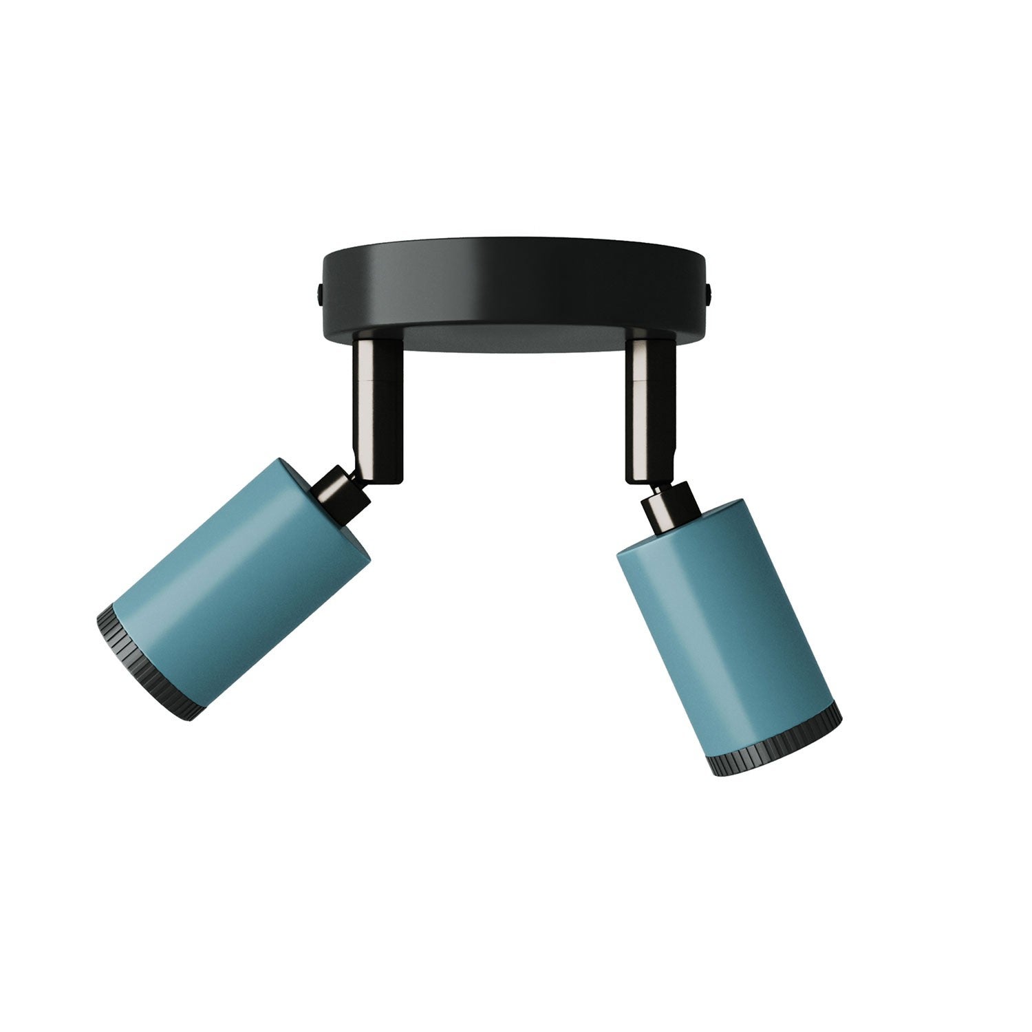 Creative cables - fermaluce con 2 focos mini ajustables gu1d0