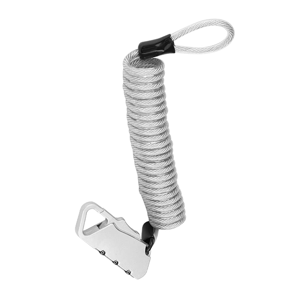Serrure De Casque De Moto Et Câble Antivol Serrure De Casque Portable