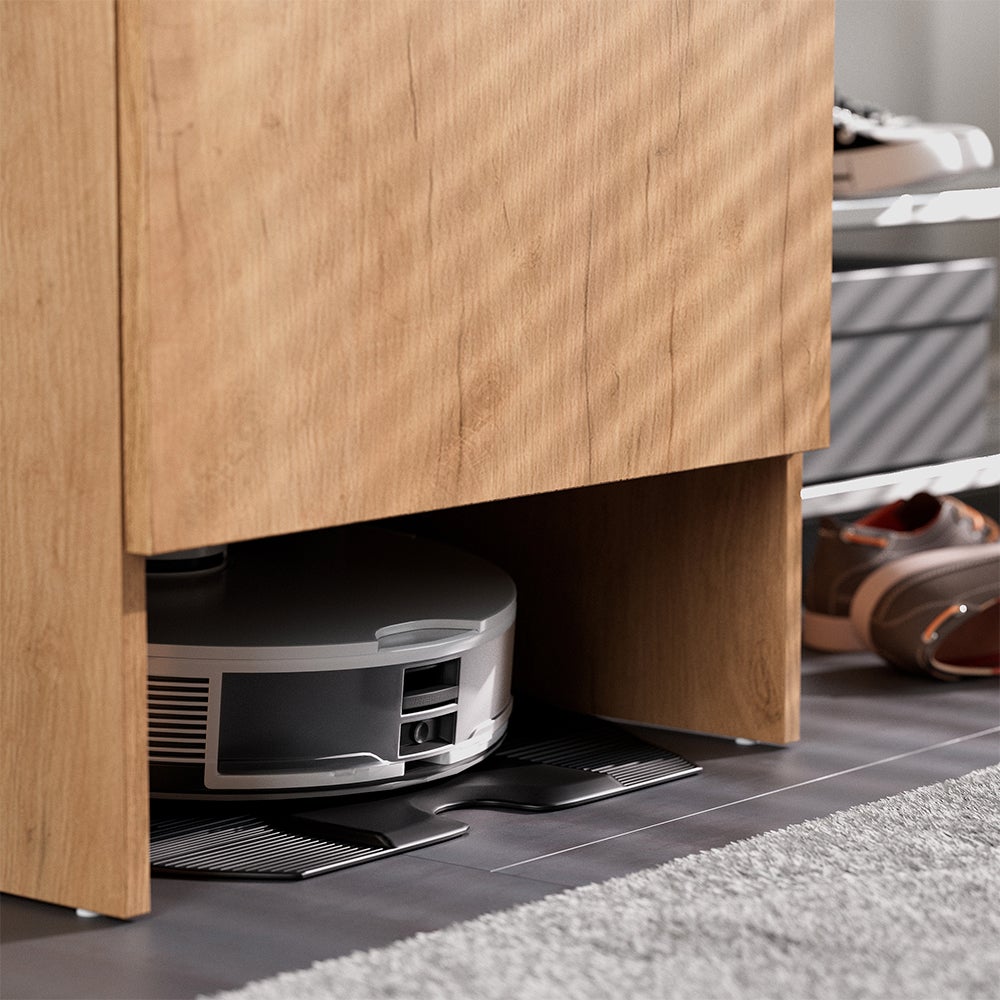 Vicco Armoire pour aspirateur robot Dustin, Chêne de force doré, 50x67.5cm avec 1 porte - 4