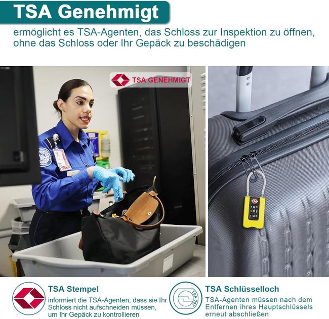 Candados Tsa Para Maletas Candados Para Maleta De Viaje TSA