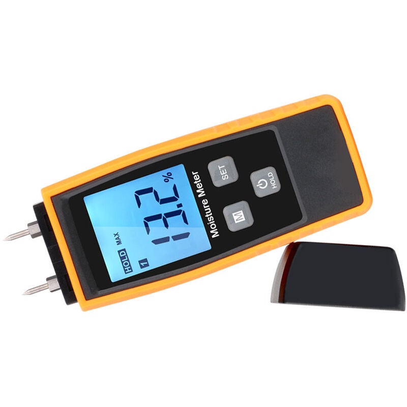 Humidimètre numérique pour bois de chauffage, testeur d'humidité du bois portable - 2
