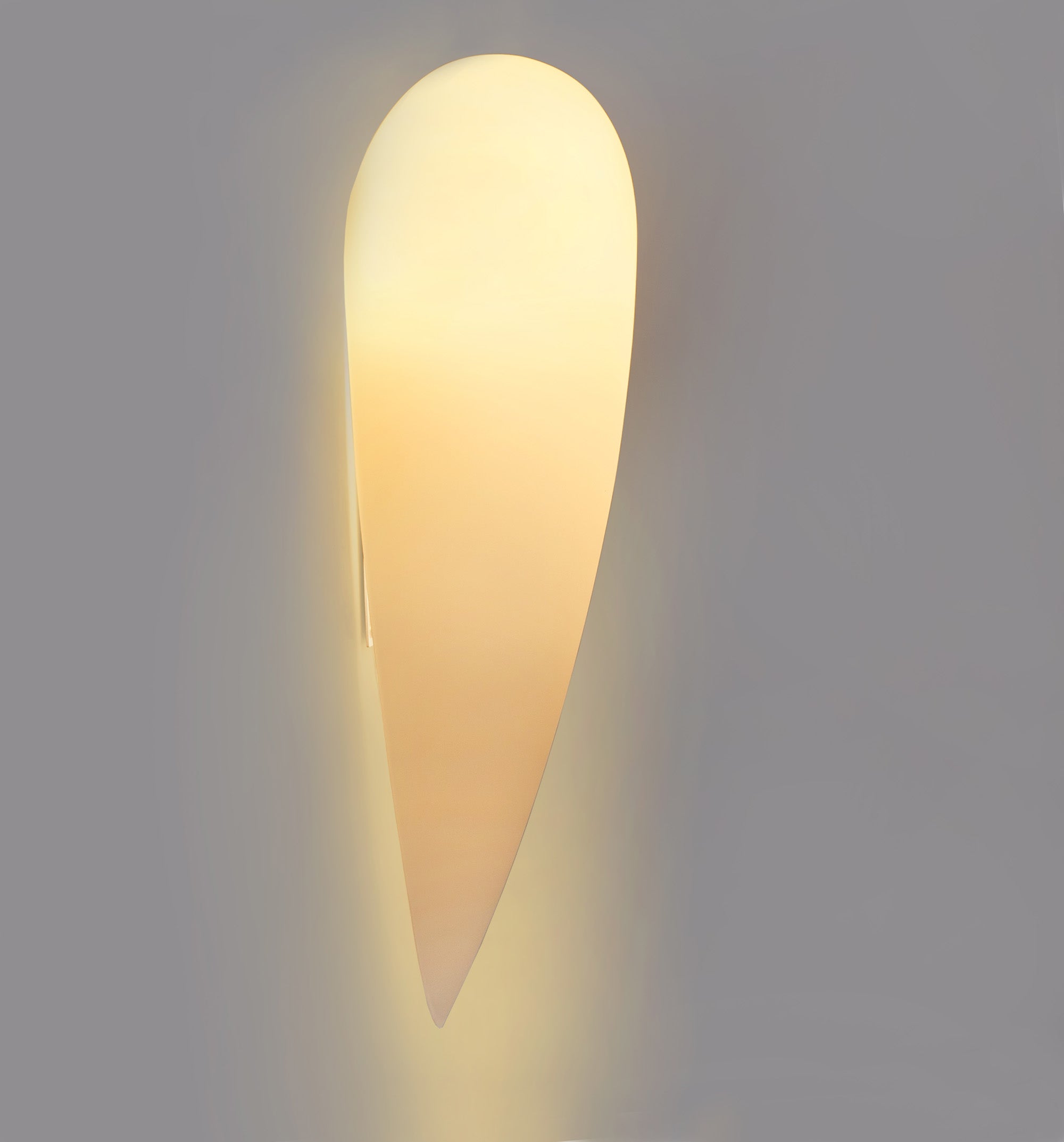 Forlight Glass 460mm - Apparecchio a parete filo muro bianco E27 100W - 4