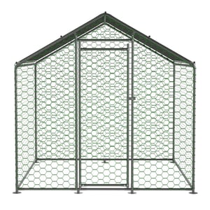 Recinto Per Animali Piccoli 183x122x60cm - Con Tetto A Griglia E Telo Parasole - Foto 2