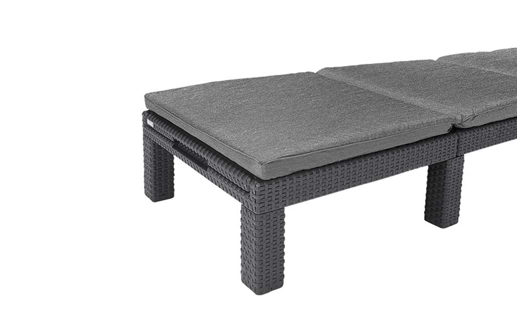 Chaise longue Daytona Deluxe - Anthracite - KETER - 4