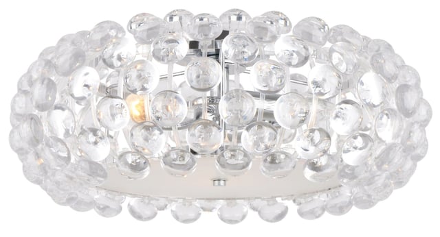 Lampa sufitowa wisząca Therica chromowana 3xE14x40W dekoracyjna wym: 20 x 45 x 45 cm tworzywo sztuczne Reality