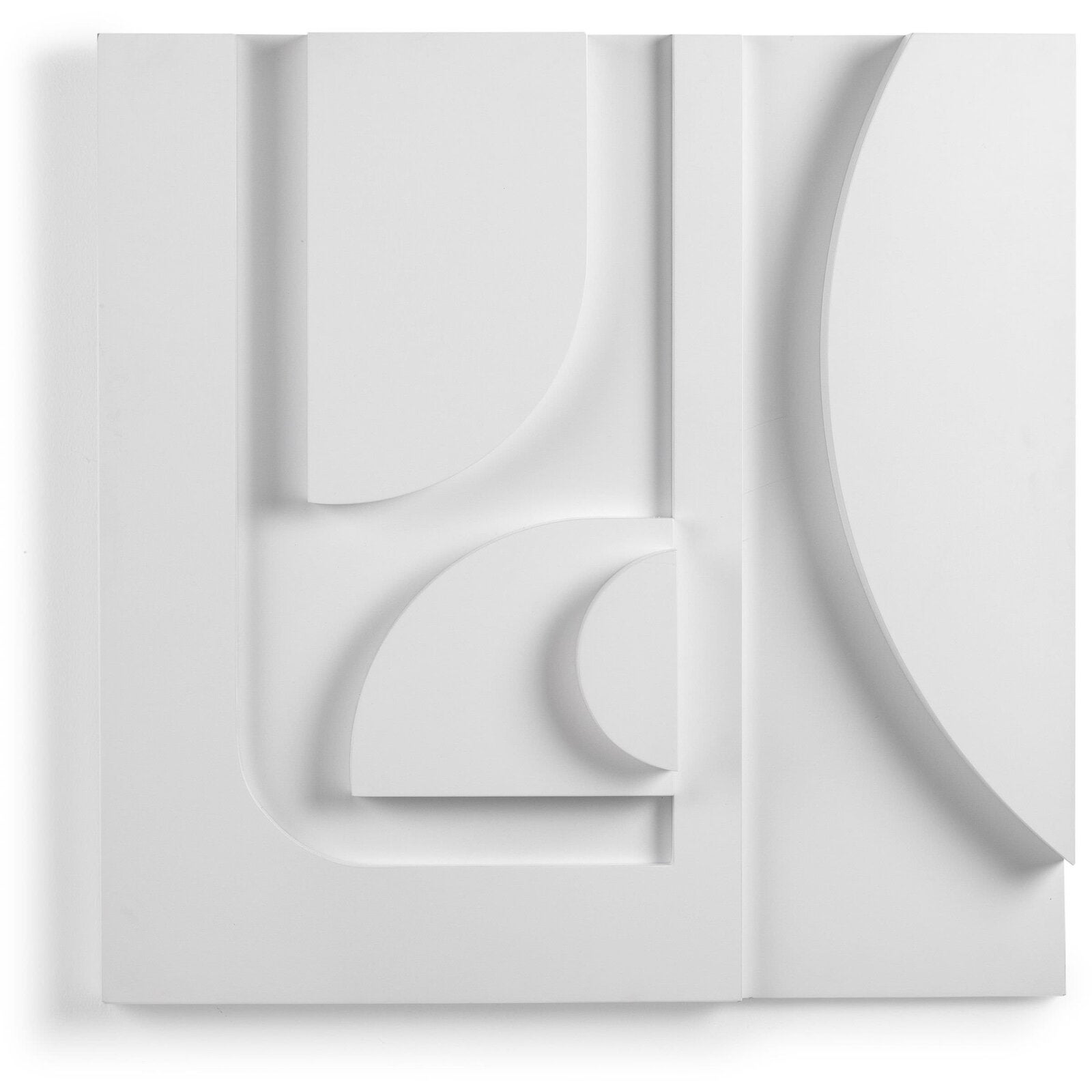 Sculpture Overton 70 x 6 x 70 cm Blanc | Leroy Merlin