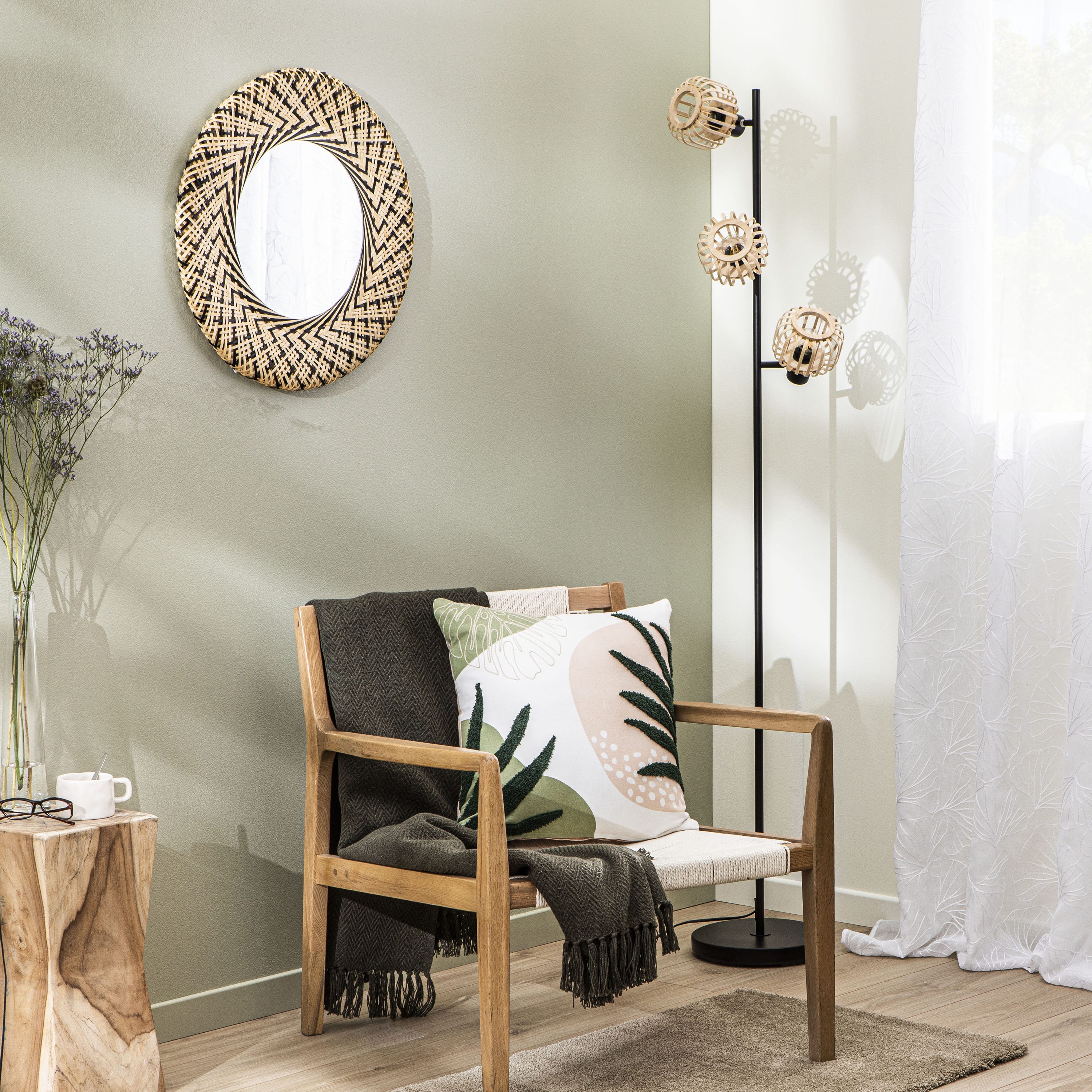 INSPIRE - Alfombra beige rectangular TONY - Alfombra para sala de estar - Alfombra de dormitorio de pelo corto - Suave - 2300gsm - 22mm x W.120cm x - 3